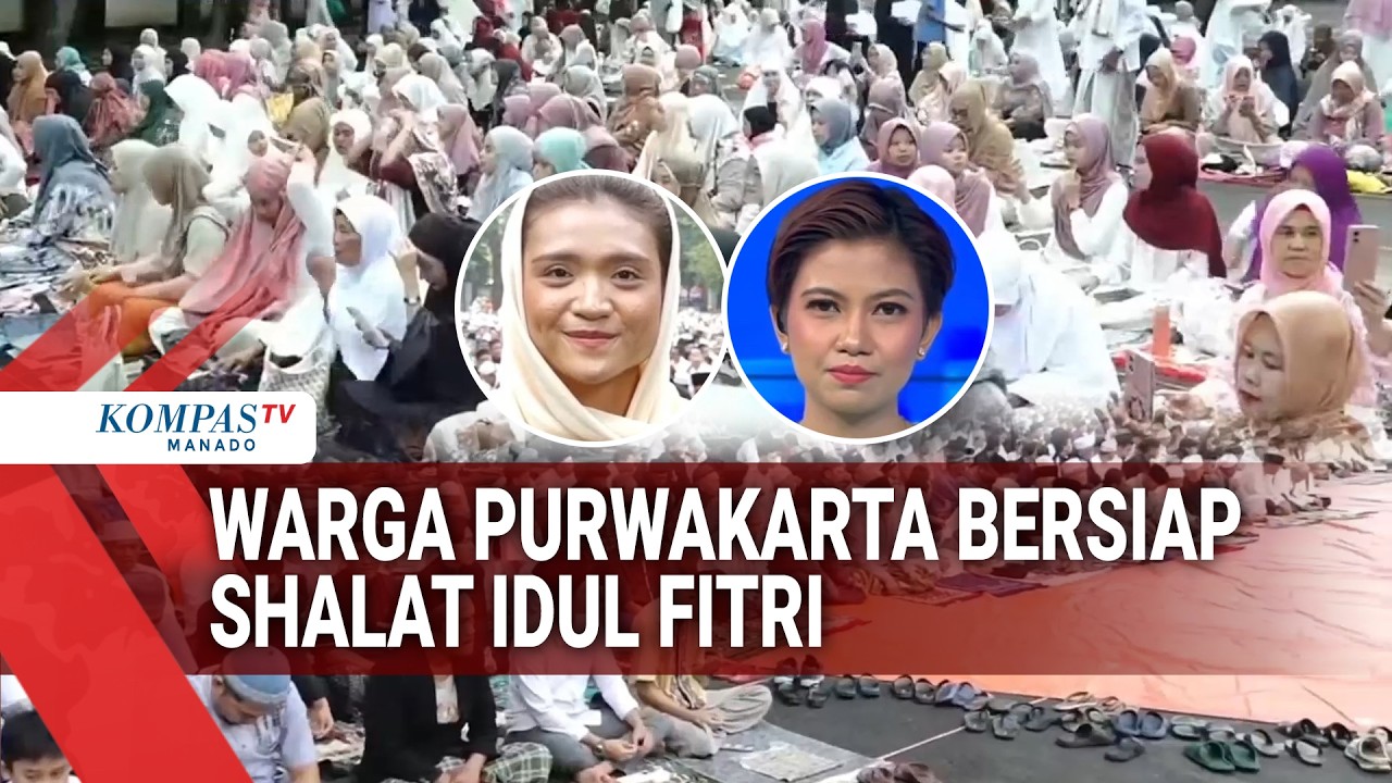 WARGA PURWAKARTA BERSIAP SHALAT IDUL FITRI
