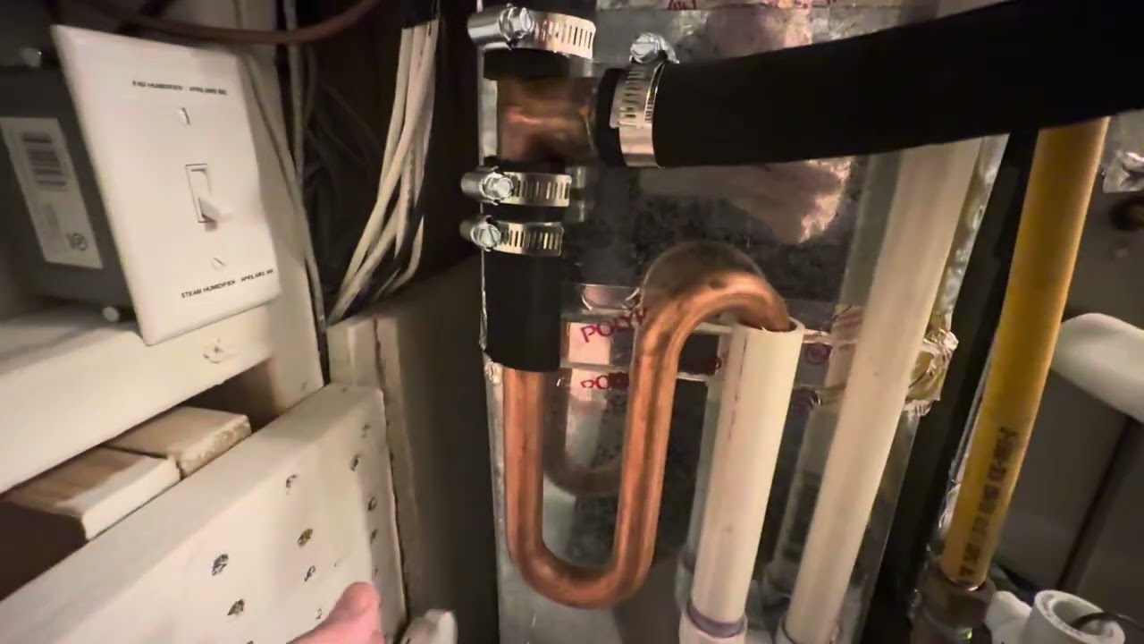Aprilaire 800 Steam Humidifier Installation