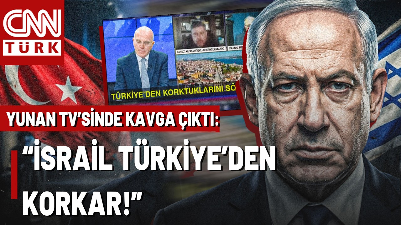 Yunan Televizyonundan &Ccedil;arpıcı G&ouml;r&uuml;nt&uuml;! 