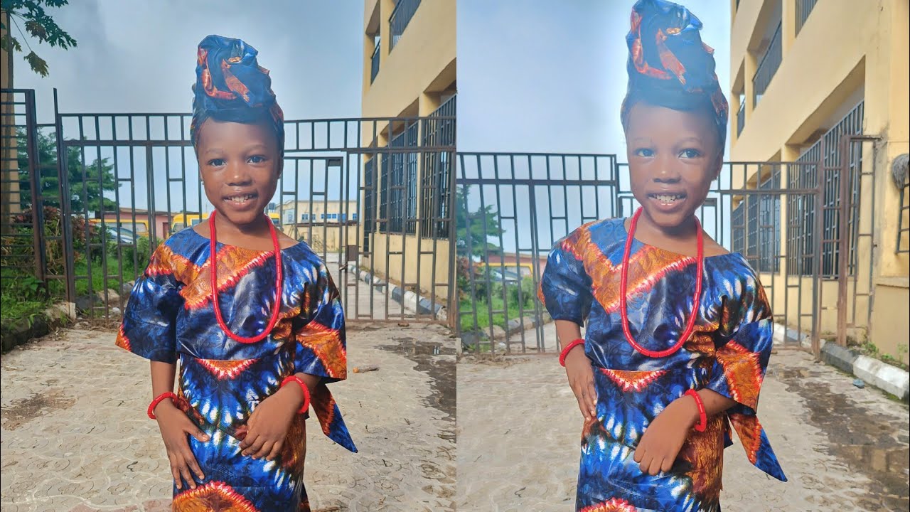 How To Cut and Sew Iro and Buba For A Girl Child #easysewing #fashion