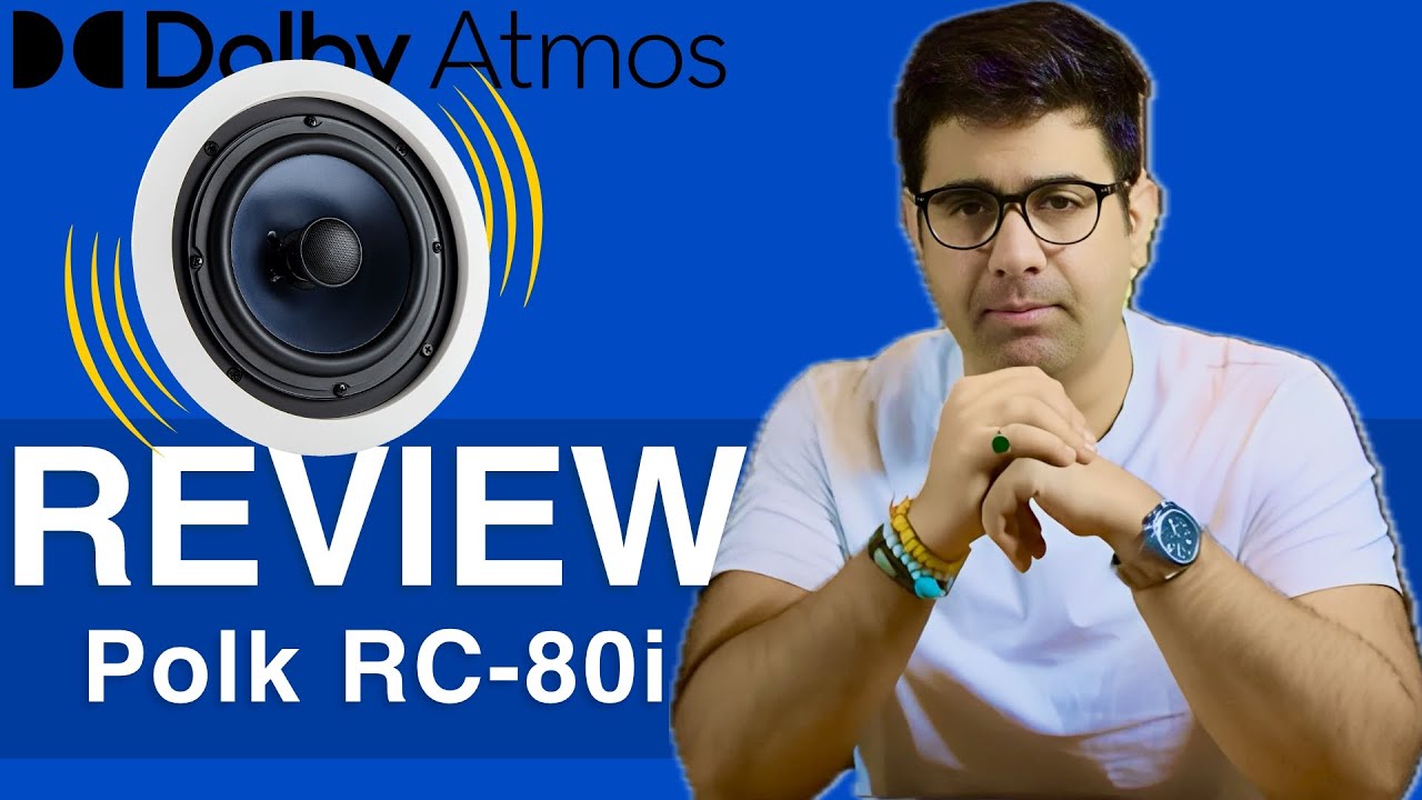 Polk Audio RC-80i Review | Best Budget Atmos Ceiling Speaker for you home theatre ?