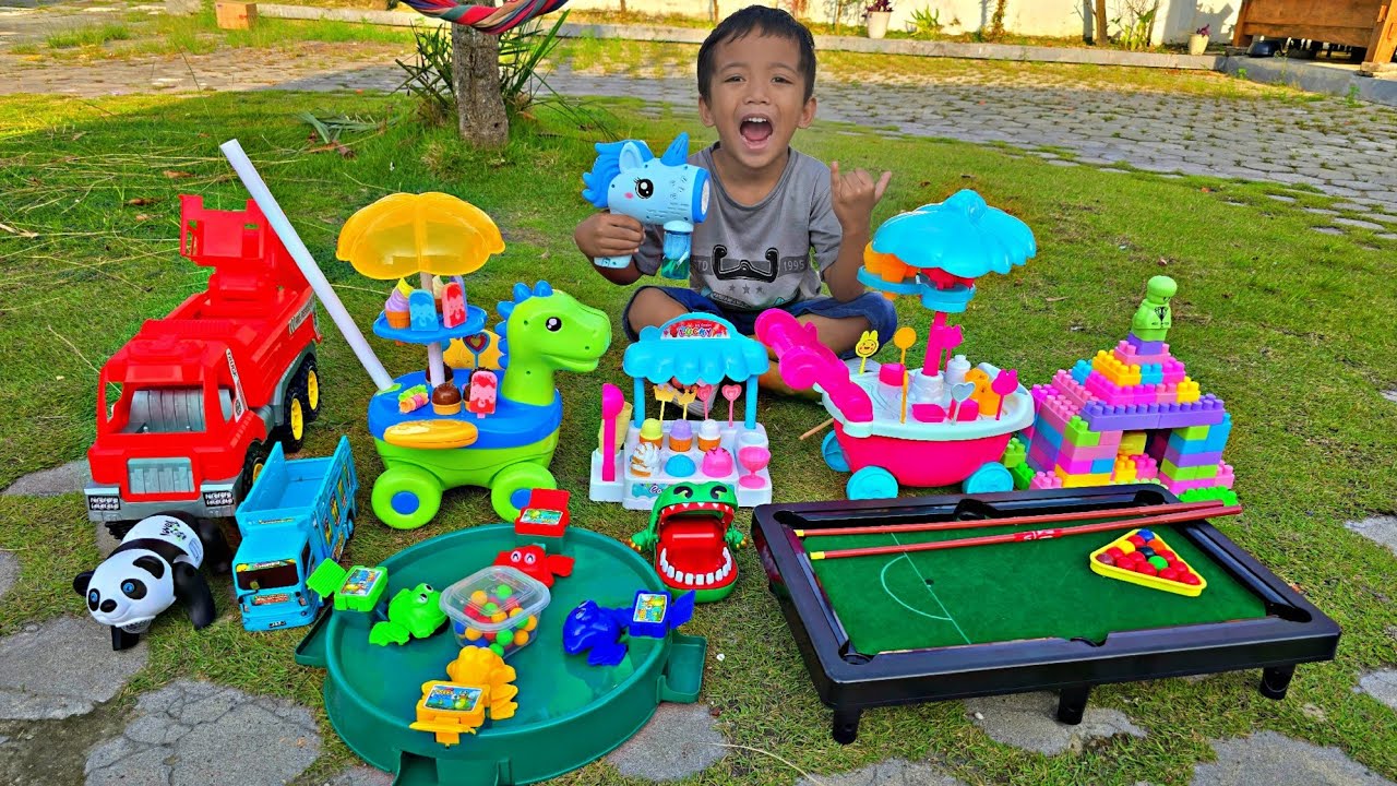 DRAMA JUALAN ES KRIM,LOLLIPOP & MAINAN,MOBIL MOBILAN,TRUK OLENG,LEGO ISTANA