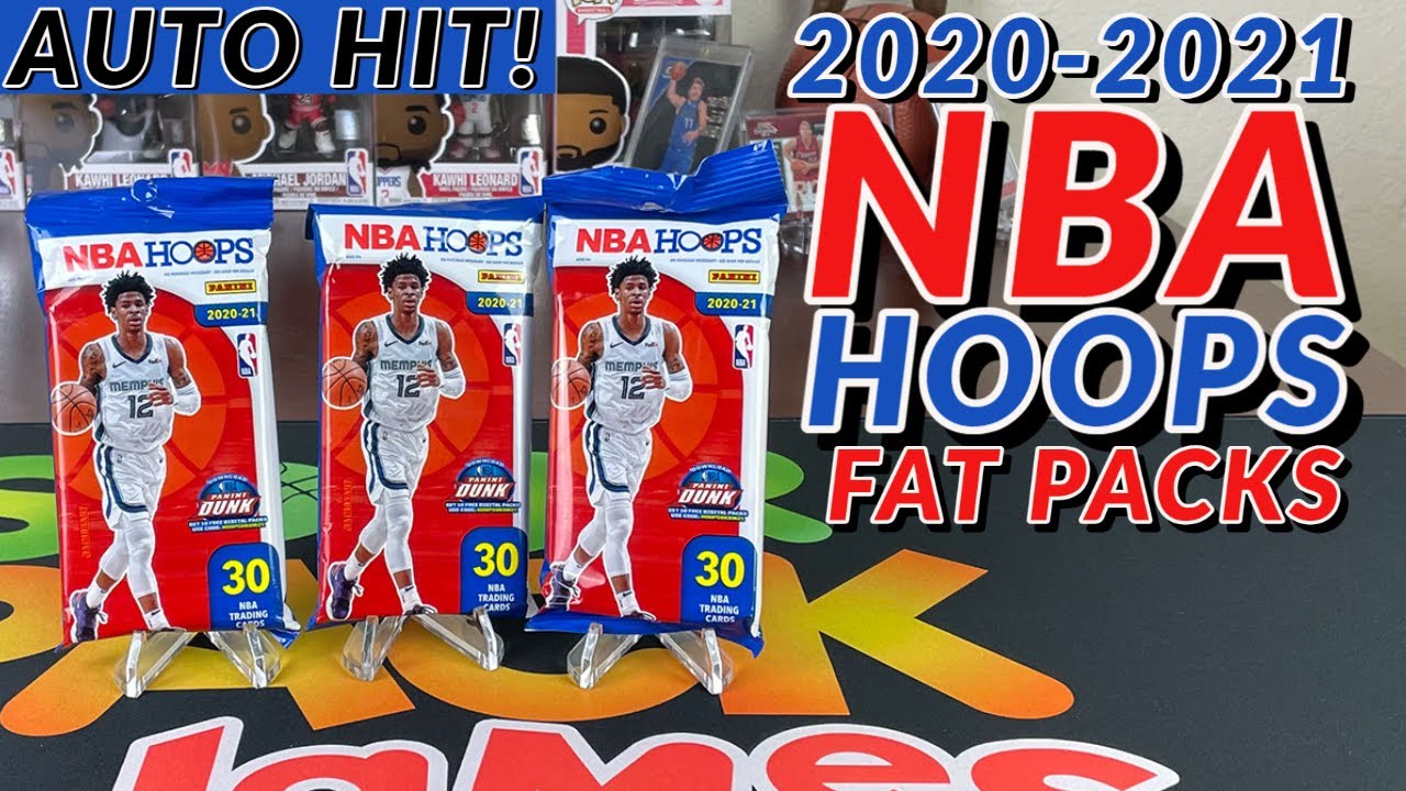2020-21 Panini NBA Hoops Basketball Retail Fat Packs! Auto Hit! 🏀🏀🏀