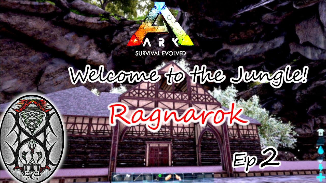 Ragnarok Cave House!  Let's Play ARK: Survival Evolved ep2