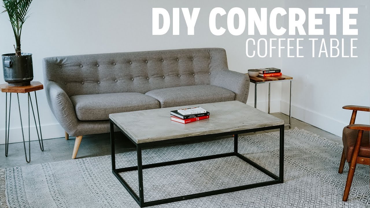 DIY Concrete Coffee Table | Beginner Mistakes Video