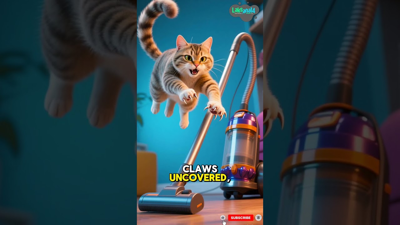 Cat vs Vacuum Cleaner... Who Wins? 
