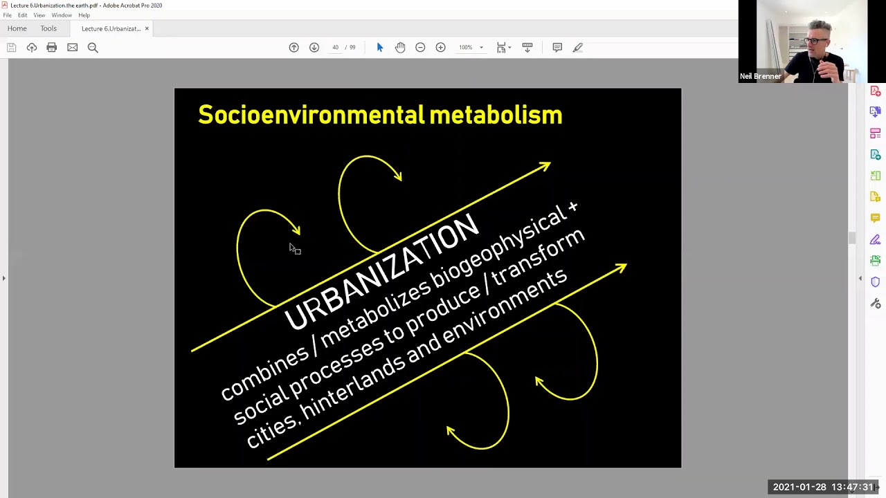 Neil Brenner on dualistic vs dialectical approaches to urban metabolism