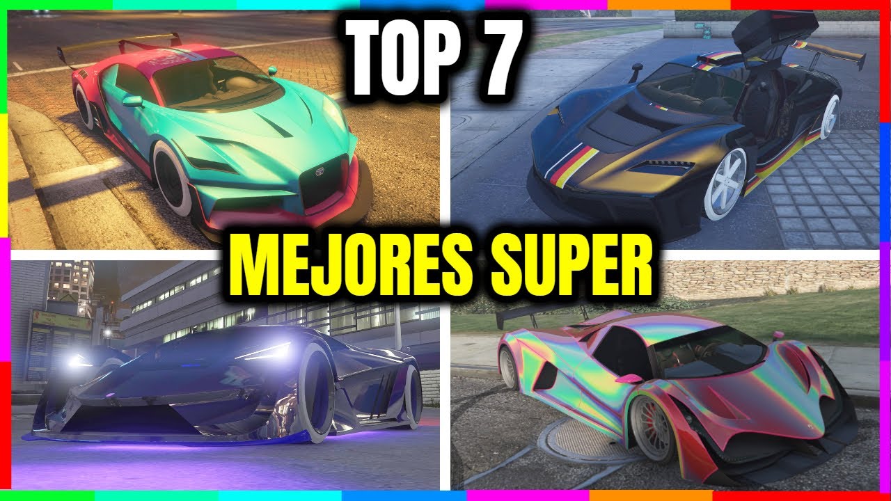 GTA 5 Online *Los 7 MEJORES SUPER de 2022!* Los MEJORES COCHES SUPER de GTA 5 Online 2022