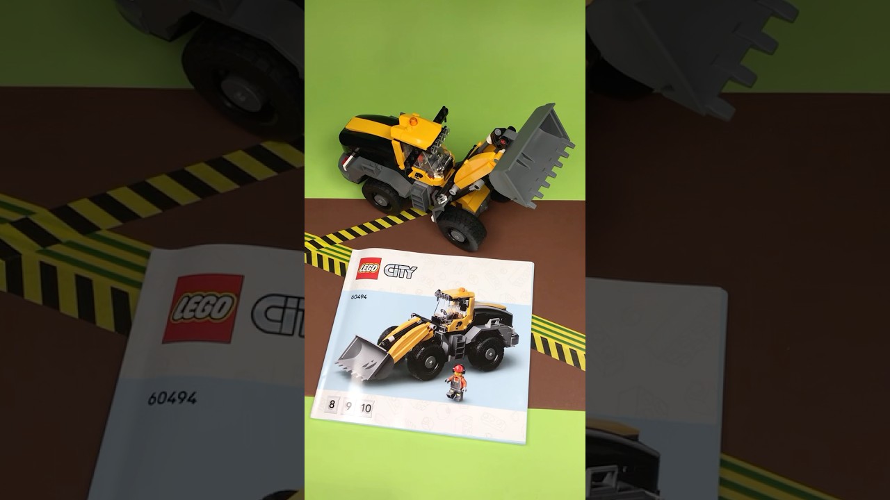 Front End Loader from the LEGO City #60494 set 💪🏼💪🏼 Let&rsquo;s Bricking GO! #rlfm #reviews #gifted
