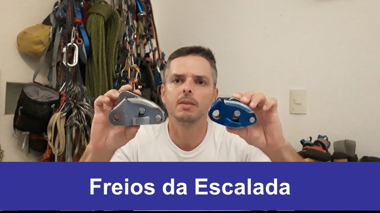 Tutorial: Freios mais utilizados na escalada: ATC, ATC Guide, Megaju, Smart, Smart Alpine e Grigri.