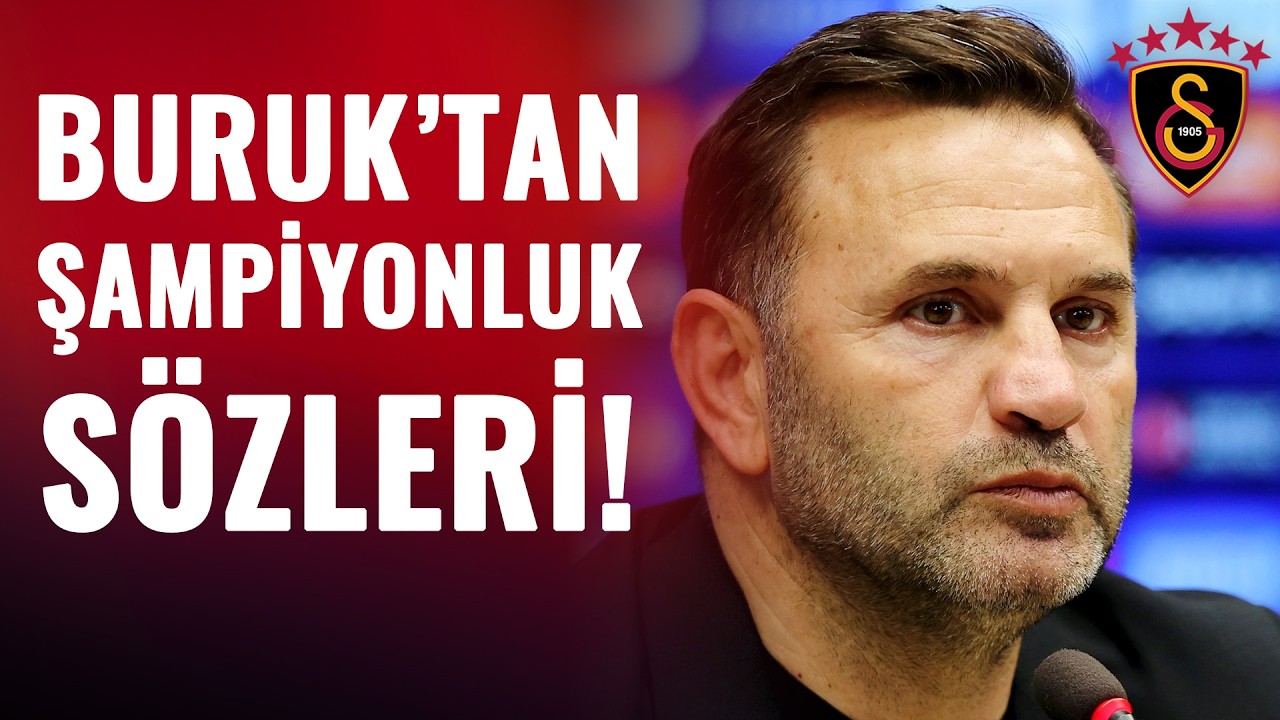 Okan Buruk'tan Derbi Sonrası Bomba ŞAMPİYONLUK S&ouml;zleri (Trabzonspoır 2-1 Galatasaray)