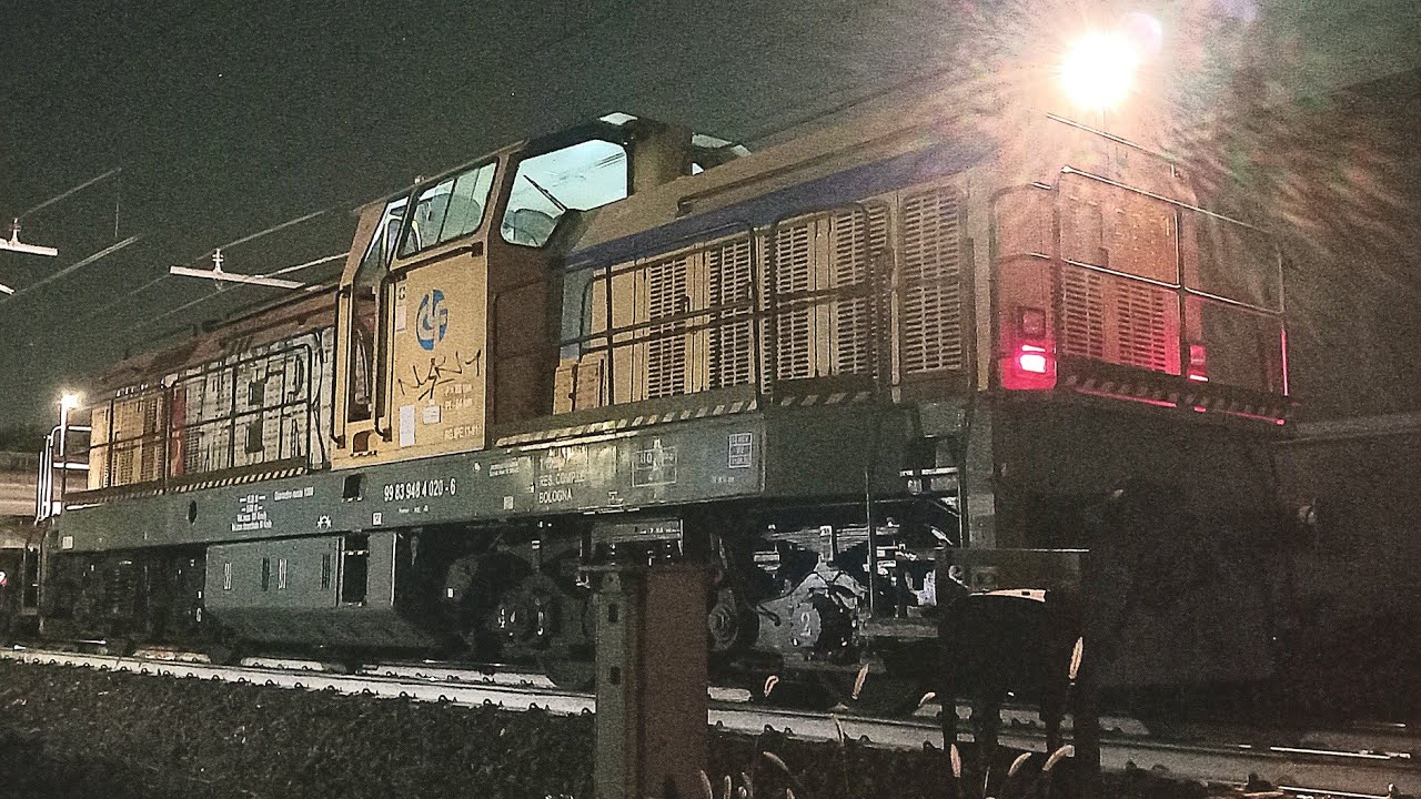Treno Merci Deraglia a Parma - Inizio Lavori Ripristino Linea Milano - Bologna, Treno Cantiere