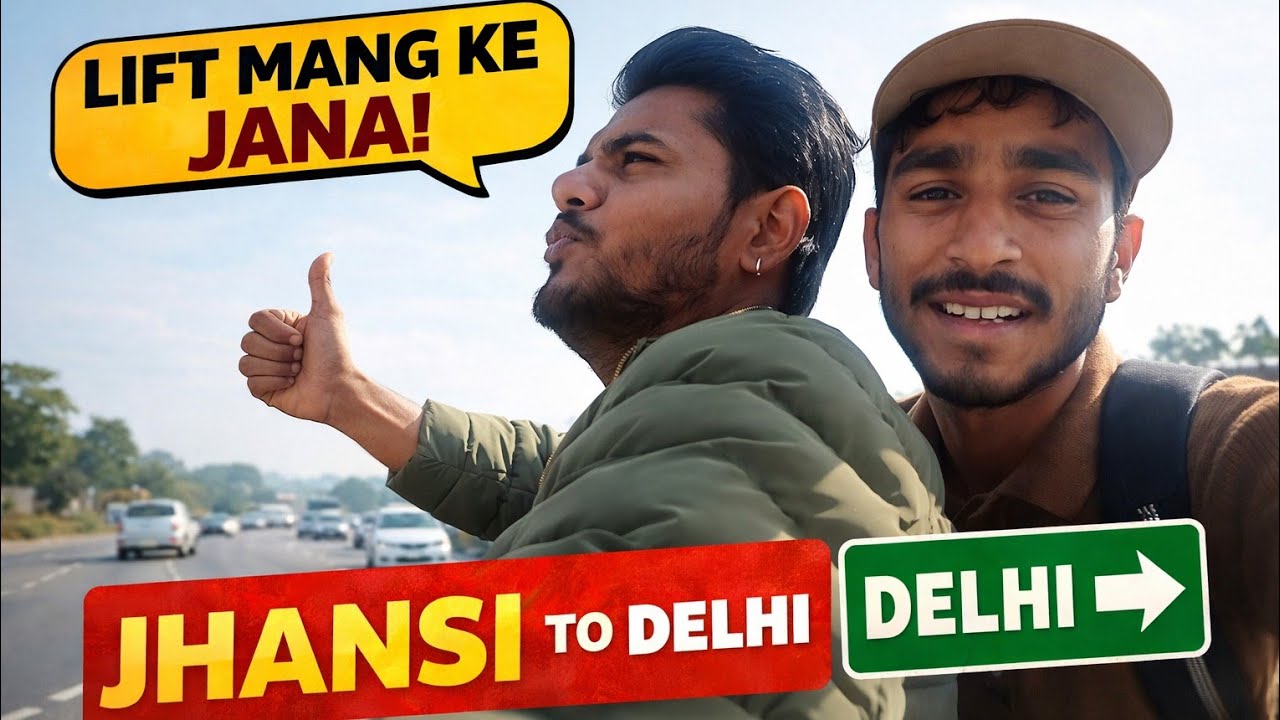 Lift mag ke jana ,Jhansi to Delhi 🤯#playboyharshraj#liftmaster 