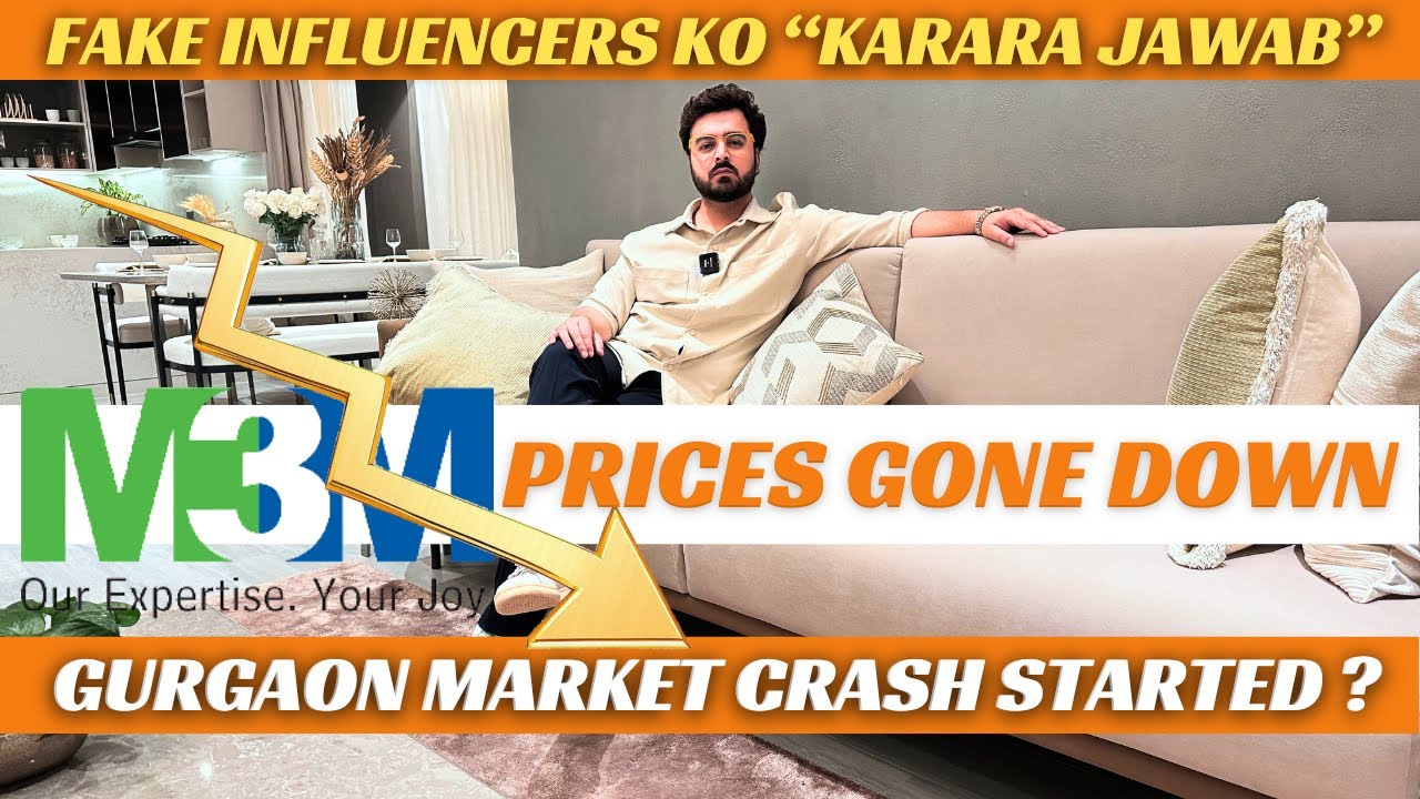 Gurgaon Market Crash Explained | M3M Freedom sale | Gurgaon Real Estate Bubble | 3 BHK Under 2.5 Cr