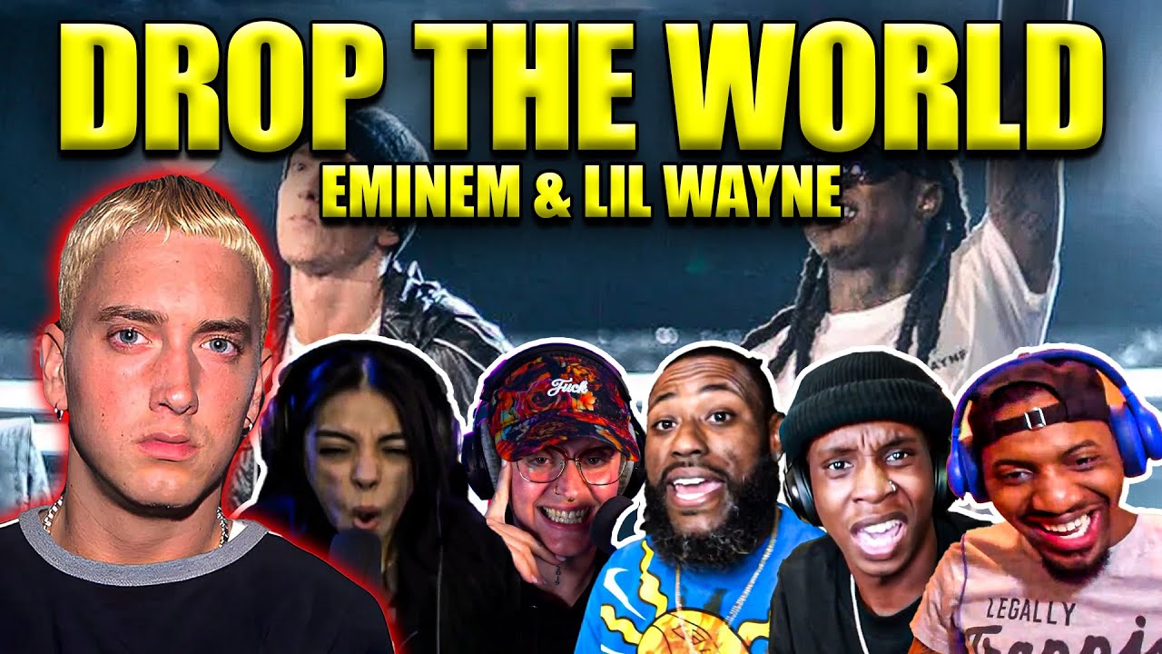 РЕАКЦИИ Drop The World – Самое зажигательное сотрудничество Эминема и Лил Уэйна!