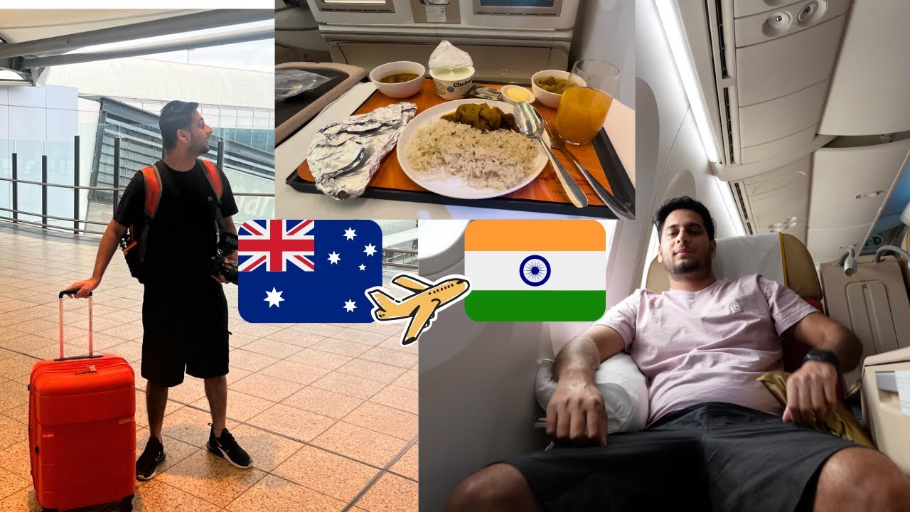 VISITING INDIA AFTER 4 YEARS | AIR INDIA BUSINESS CLASS | AUSTRALIA TO INDIA |