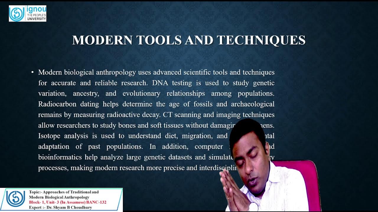 Approaches of Traditional and Modern Biological Anthropology  (BANC-132) Unit- 3