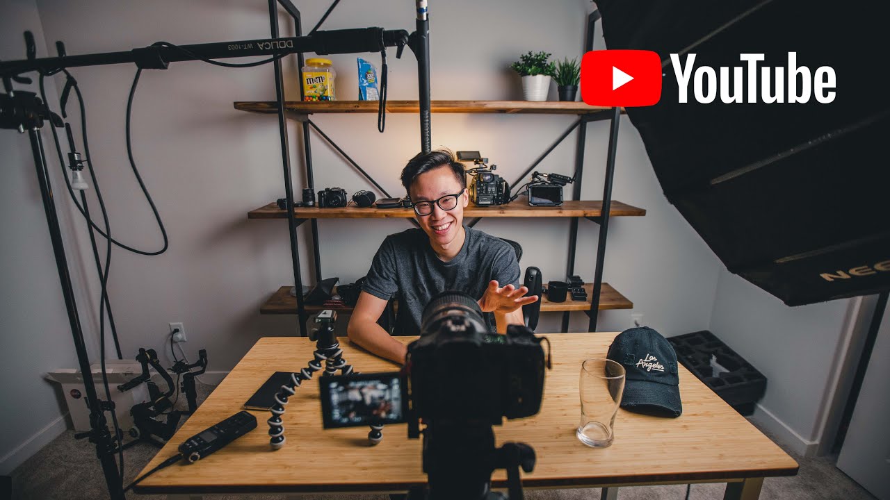 How I Film YouTube Videos! - YouTube Studio Setup 2020