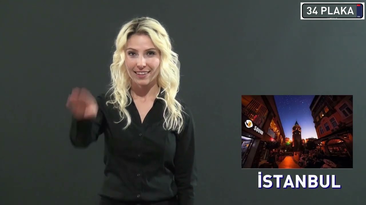 Türk İşaret Dili ile Şehirler