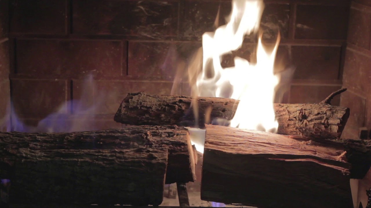 Chris Rea - Driving Home For Christmas - Log Fire Version | Christmas Fireplace