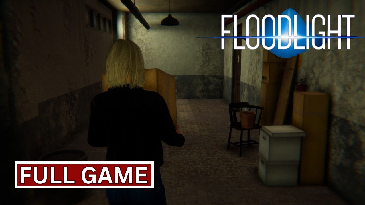 Floodlight - Third Person Psychological Horror | Full Game | Walkthrough Gameplay No Commentary
