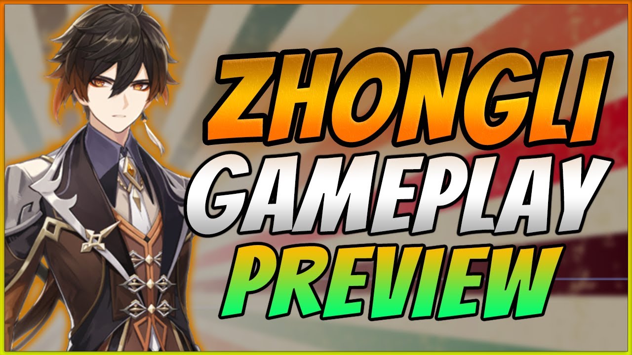 Zhongli Gameplay Preview | Animations, Abilities and Talents | Genshin Impact