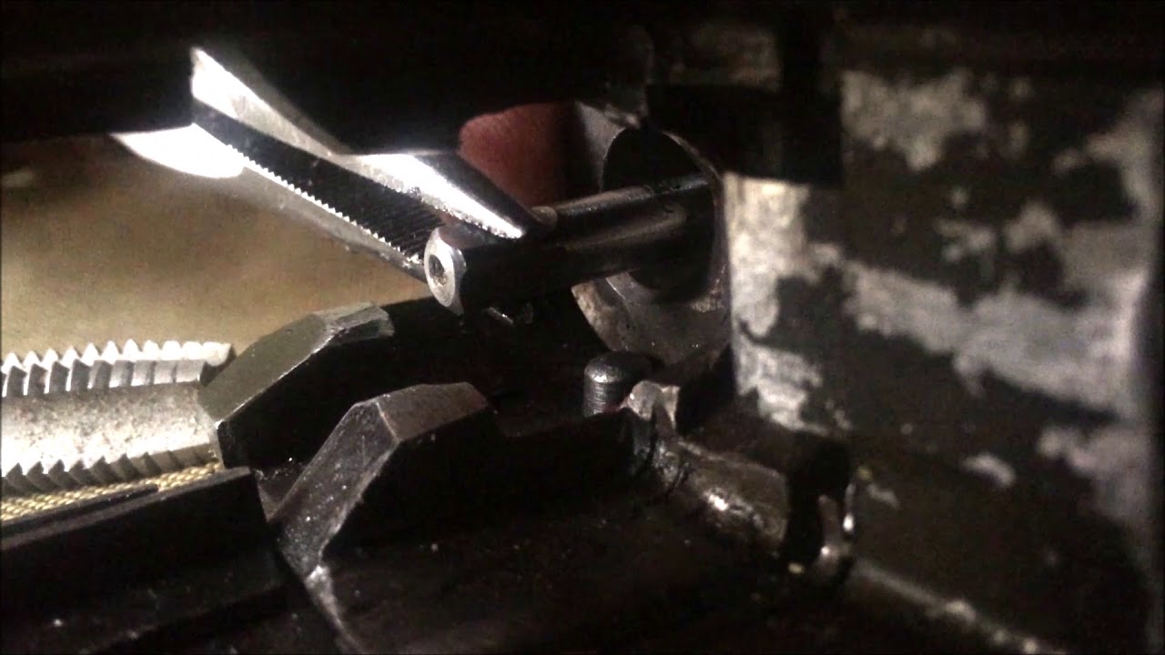 Removing a broken shell without special tools or melting lead