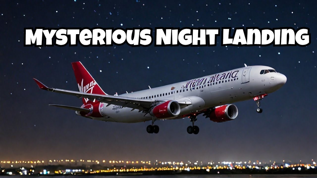 Mysterious Night Landing A320 Virgin Atlantic LAX
