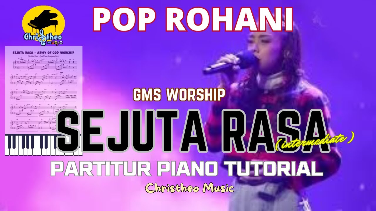 Sejuta Rasa GMS Live Partitur Tutorial Piano Christheo Music Kursus Musik Vokal Wedding Band