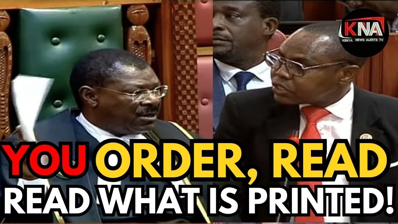 ORDER READ WHAT IS ON PAPER, OR PRINTED! DRAMA AS WETANGULA GIVES HARD TIME TO STRAGGLING MP