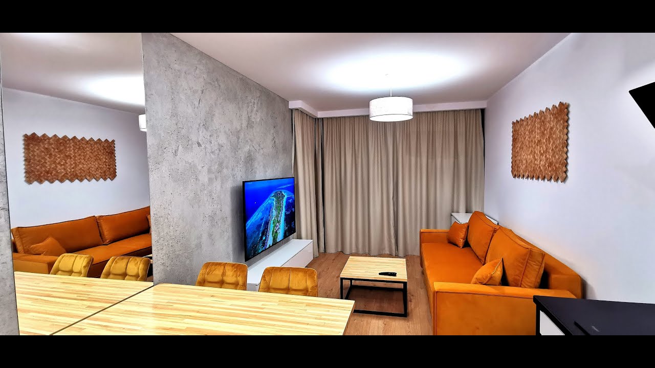 Prezentacja wyposażenia mieszkania 36m2 dwa pokoje