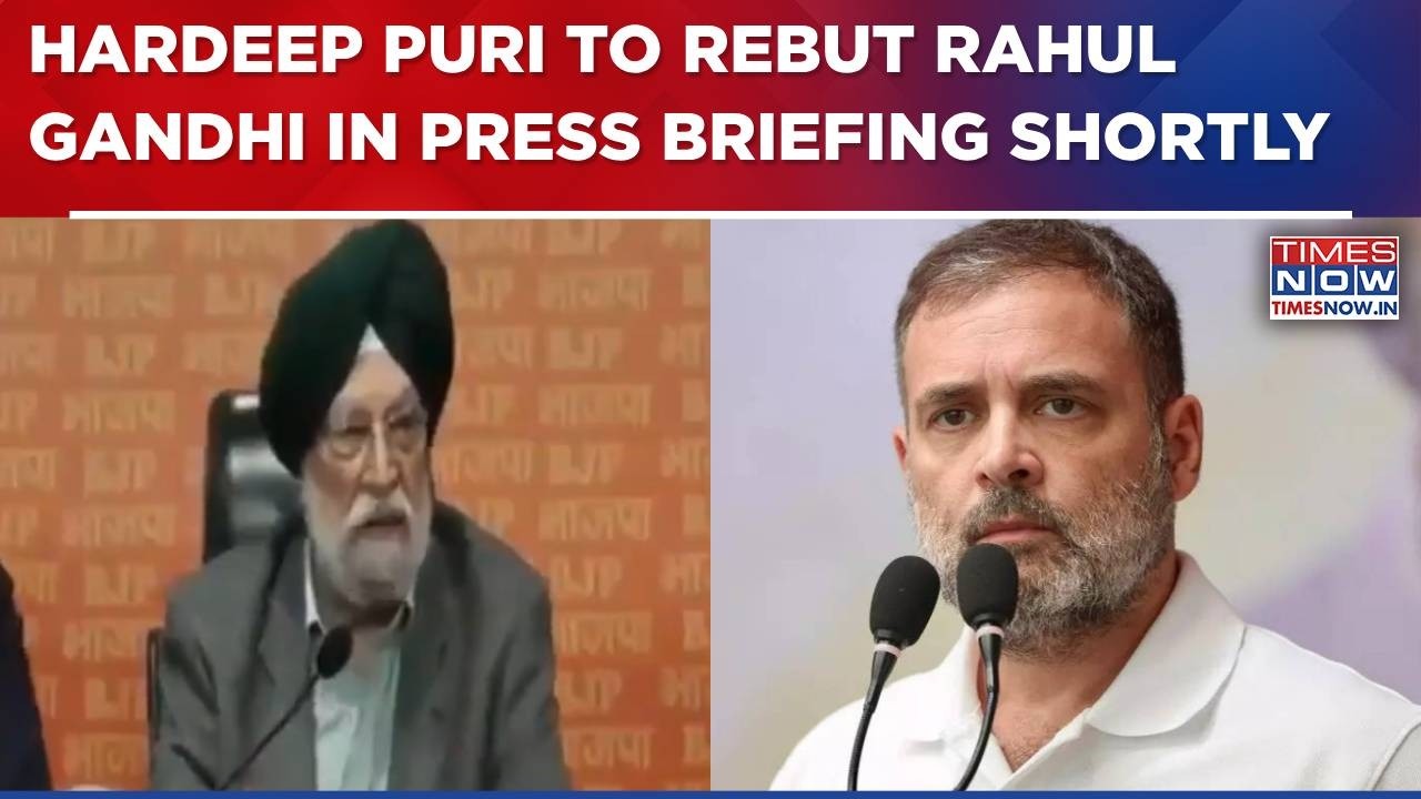 Storm Over Rahul Gandhi's Lok Sabha Speech: Hardeep Puri To Address Media Shortly, To Rebut LoP