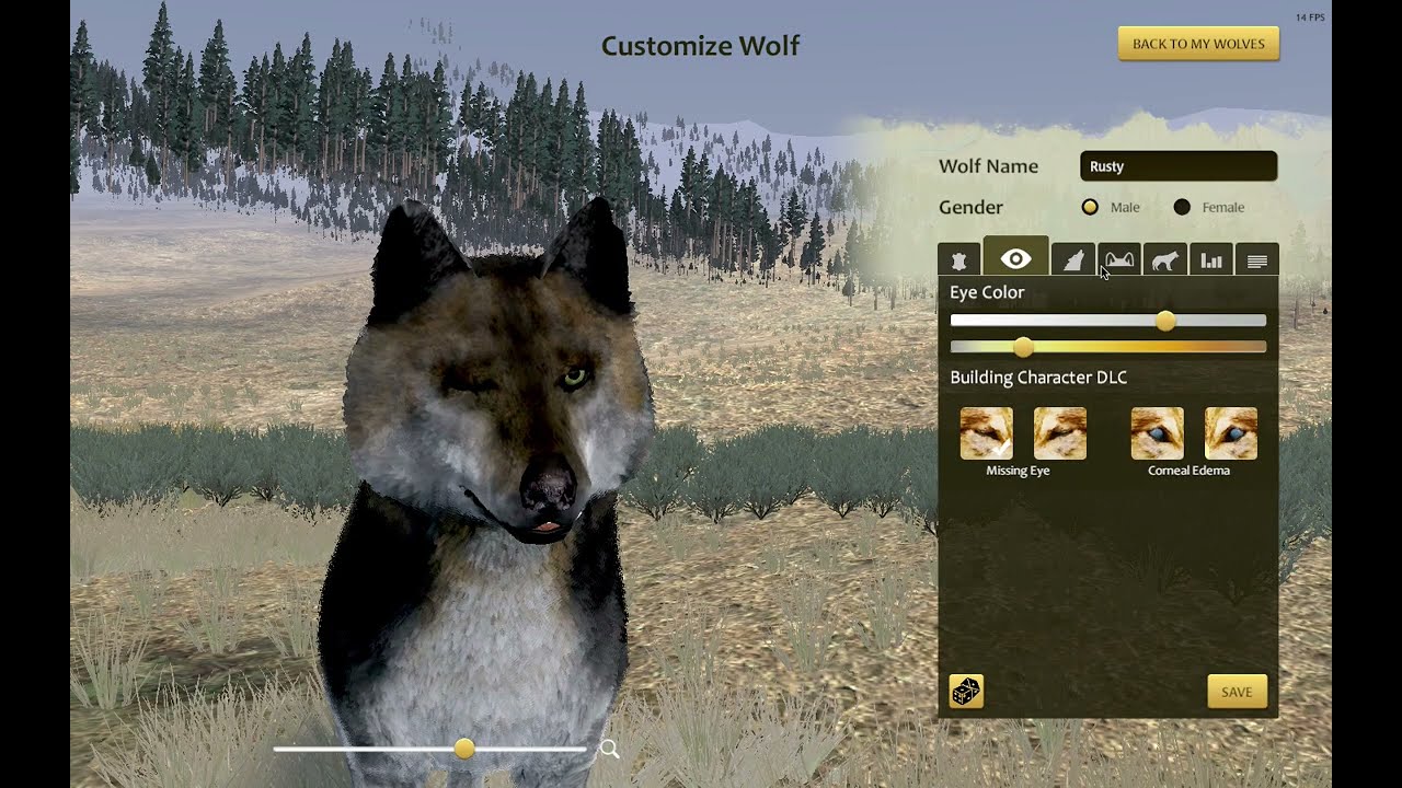 Met Rusty. My Lost River Wolf #wolfquest3