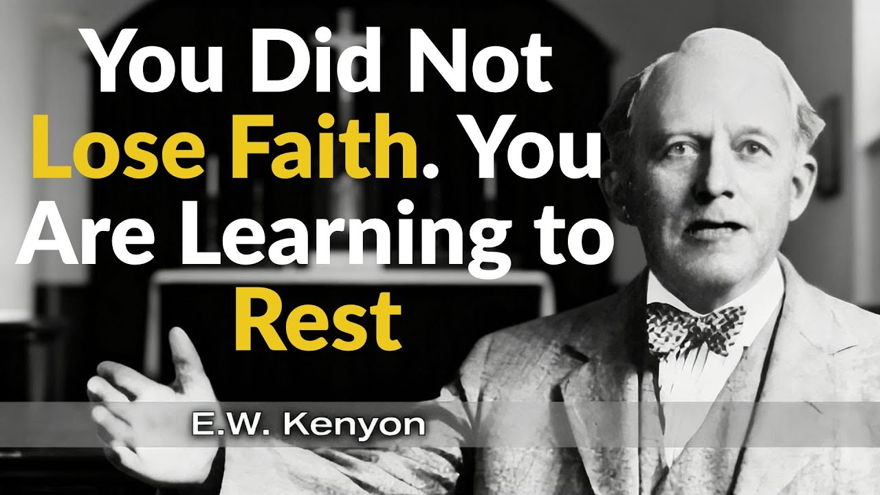 You Did Not Lose Faith. You Are Learning to Rest -  E.W. Kenyon Teachings