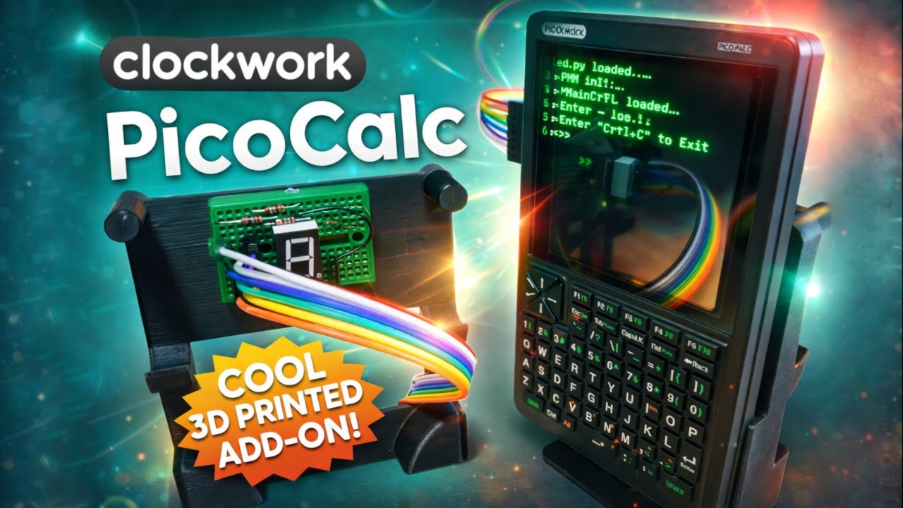 Get the MOST out of your PicoCalc! - 3D print a PicoPac🦾