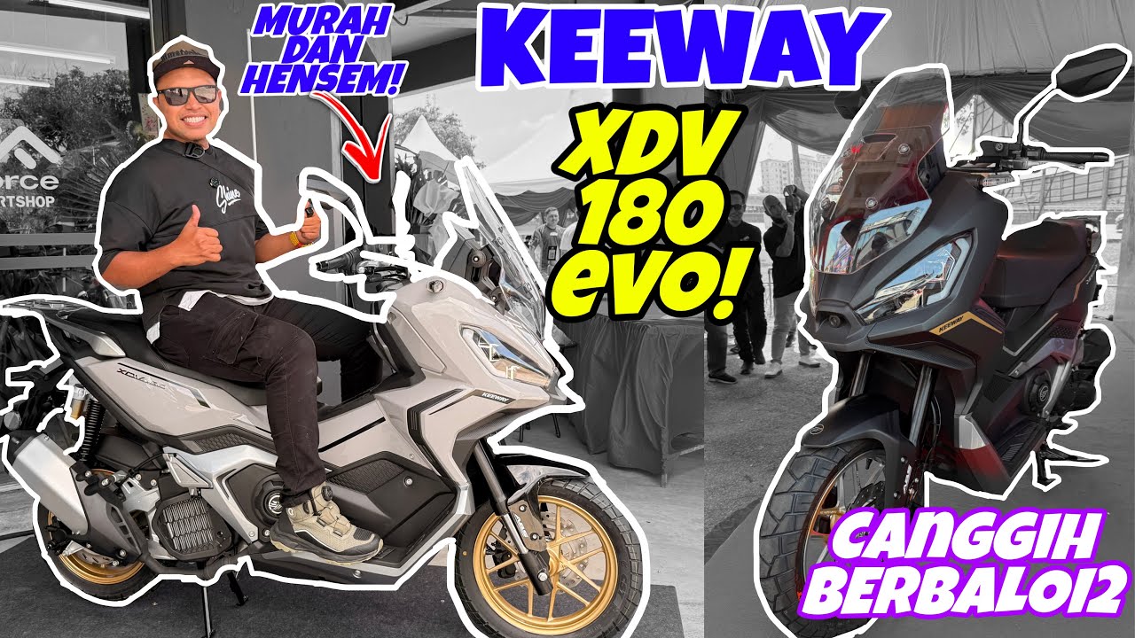 #1043 KEEWAY XDV 180 EVO! GILER HENSEM! MURAH PULAK TU!