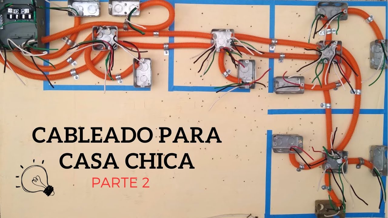 Instalación de CABLEADO para una CASA CHICA - PARTE 2