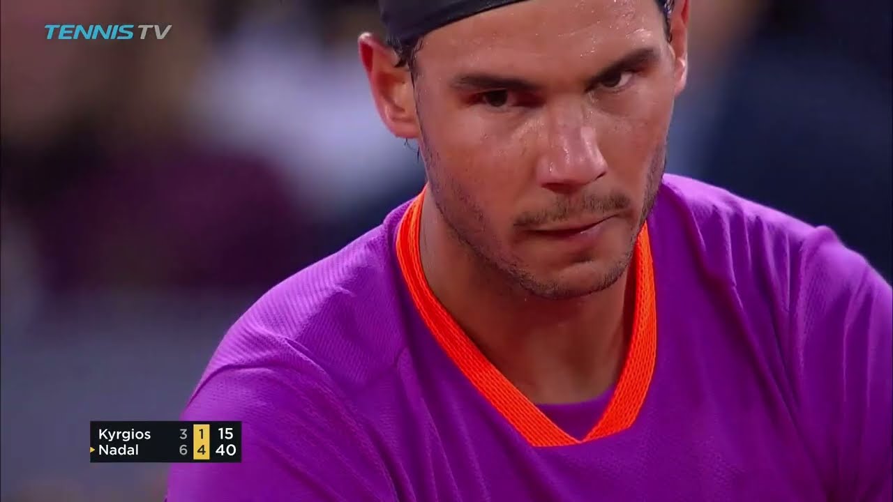 Nadal vs Kyrgios Madrid 2017 Highlight