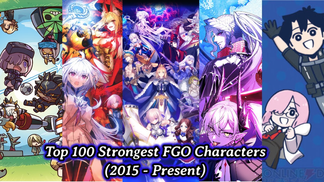 Top 100 Strongest FGO Characters (10 Year Anniversary)