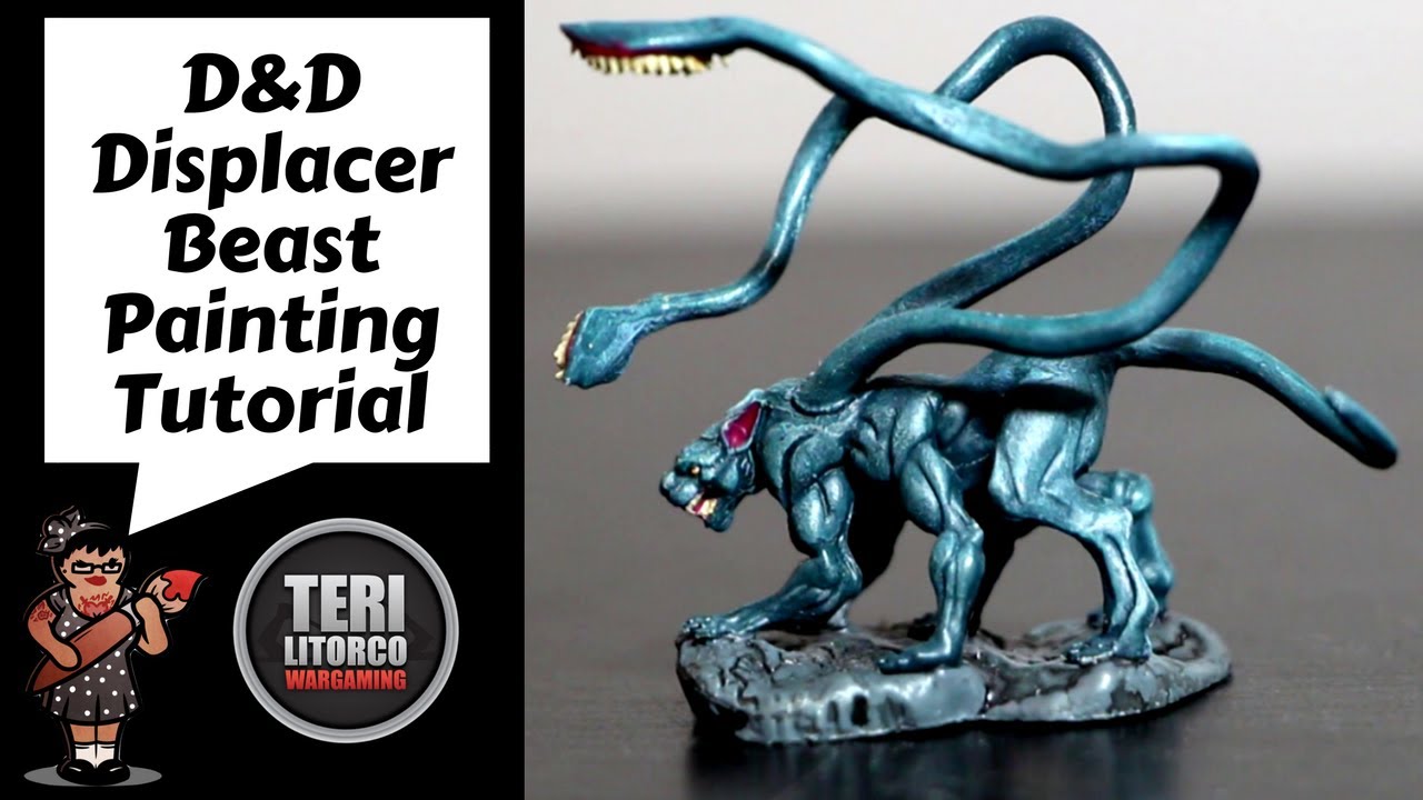 Beginner-Friendly Displacer Beast Painting Tutorial - D&D Miniatures