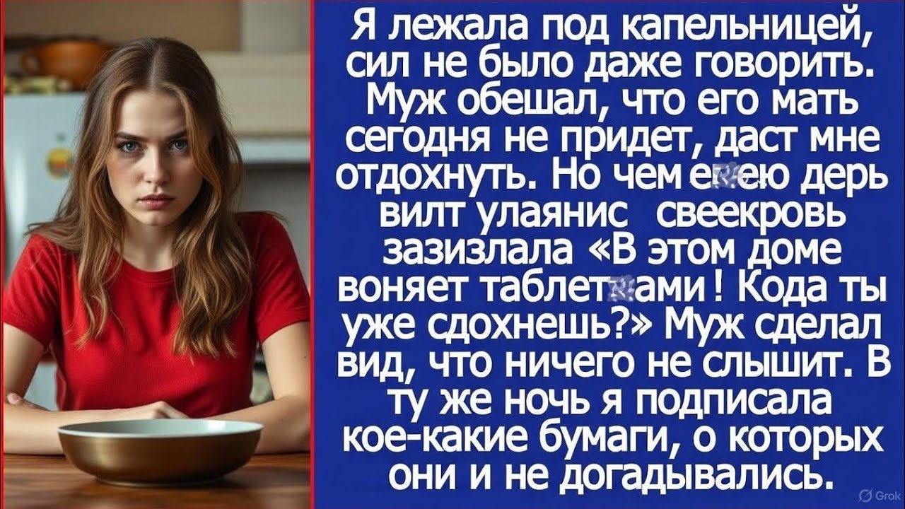 «Свекровь предрекла мне скорый конец — и той же ночью, сама того не ведая, лишилась квартиры.