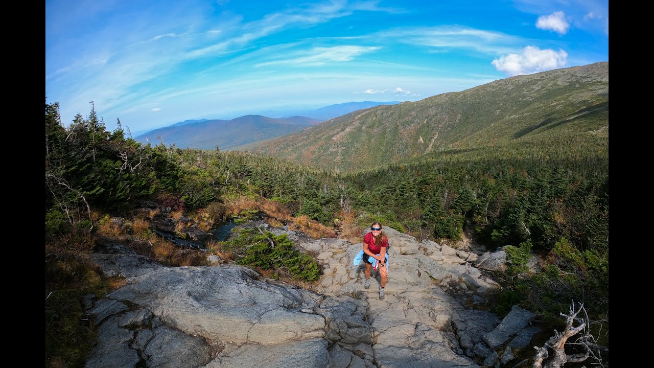 Hike Ammonoosuc Ravine Trail To Lakes Of The Clouds Hut, Then To Mount Monroe. White Mountains, NH.