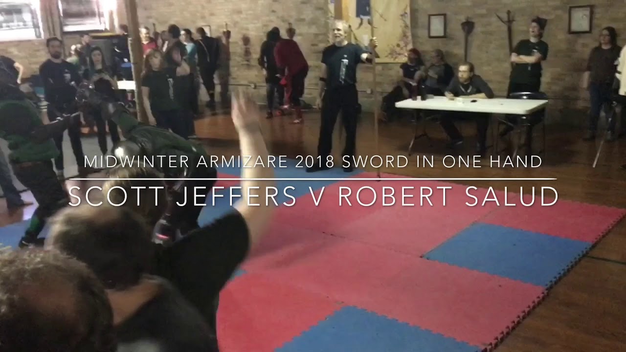 Midwinter Armizare 2018 Sword in One Hand Scott Jeffers V Robert Salud