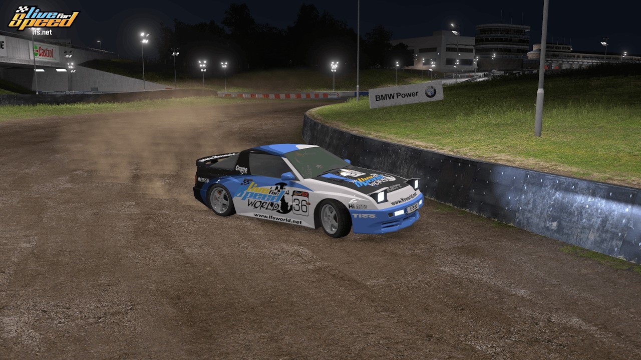 Live for Speed S3 0.8 Cars #8.1 - XR GT TURBO (XRT) Rallycross on Blackwood Rallycross Reverse