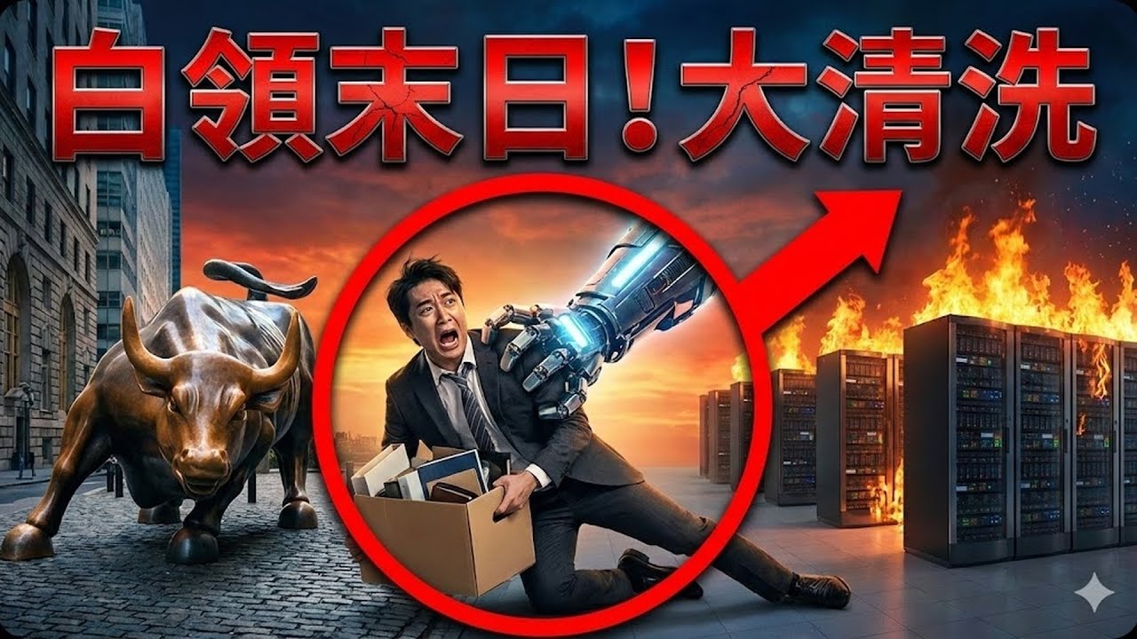 北美華人就業結構性崩塌！2026年華爾街與矽谷聯手「去人工化」，這 7 類白領工作將永遠退出歷史舞台！#北美華人 #就業結構性崩塌 #去人工化 #白領工作 #消失職位 #科技趨勢