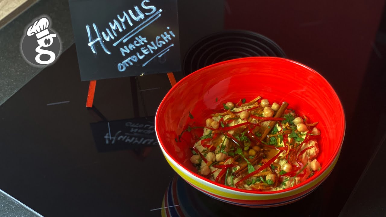 Hummus mit Zitrone, Ingwer & Chili - nach Ottolenghi - eine Geschmacksexplosion - vom Kitchen Ghost