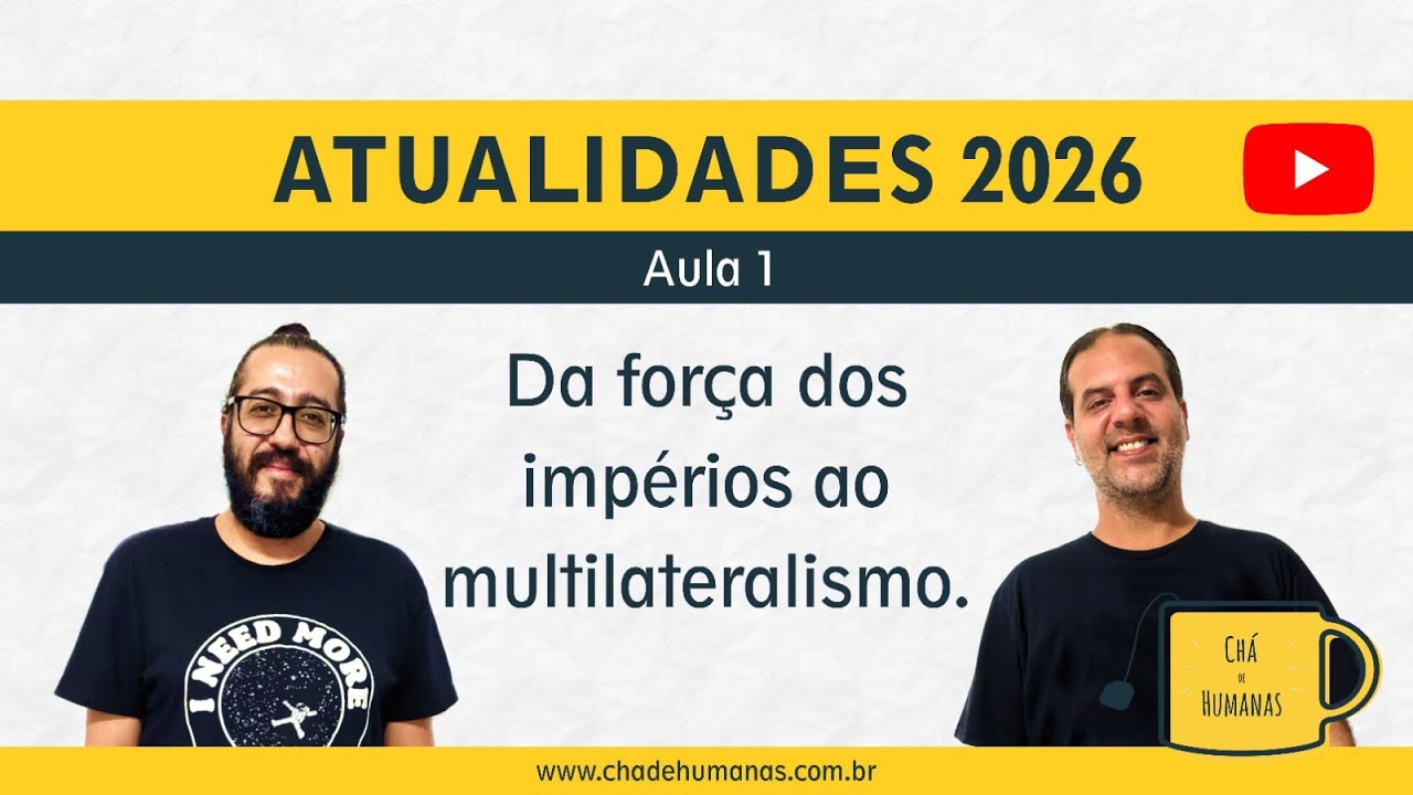 Atualidades 2026 - Aula 1 - Da força dos impérios ao multilateralismo