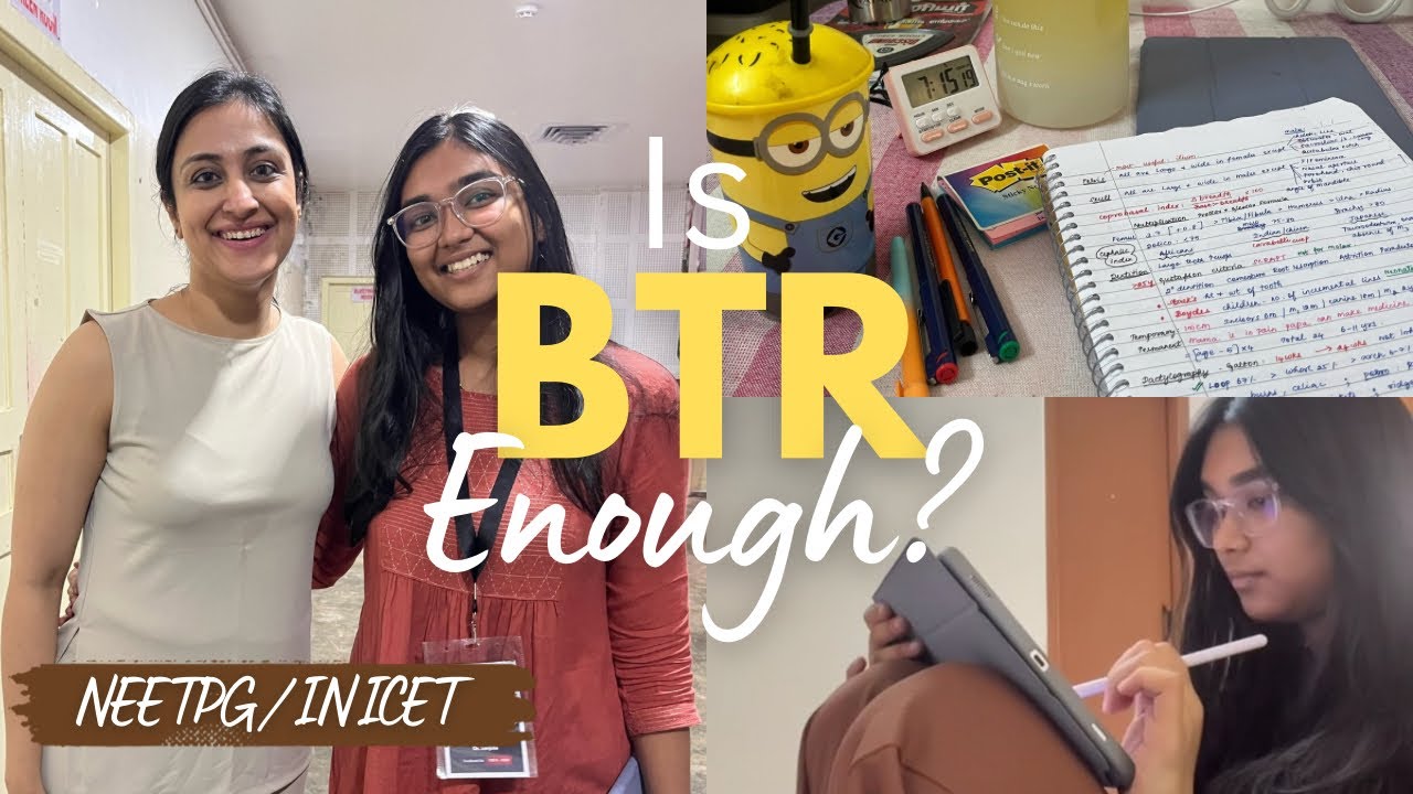 Отвечаем на самый задаваемый вопрос: 📚 ДОСТАТОЧНО ЛИ BTR? #NEETPG #INICET #prep