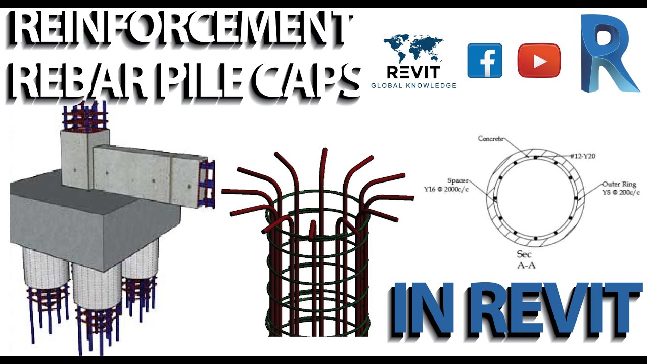 REVIT STRUCTURE FOUNDATION — Армирование свайных ростверков в Revit