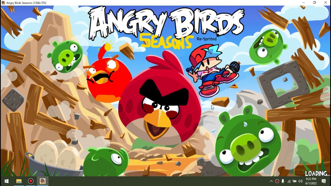Angry Birds Seasons  Resprited Beta 2 by Angrybombbird64 Gameplay